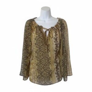 Millenium Women's Cottagecore Blouse Fairycore Top Size Medium